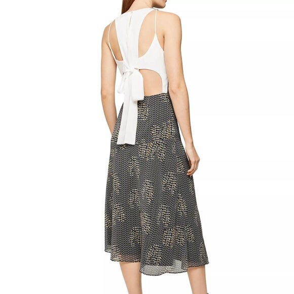 Reiss Naima Back Cut-Out Midi Dress - Picture 2 of 9
